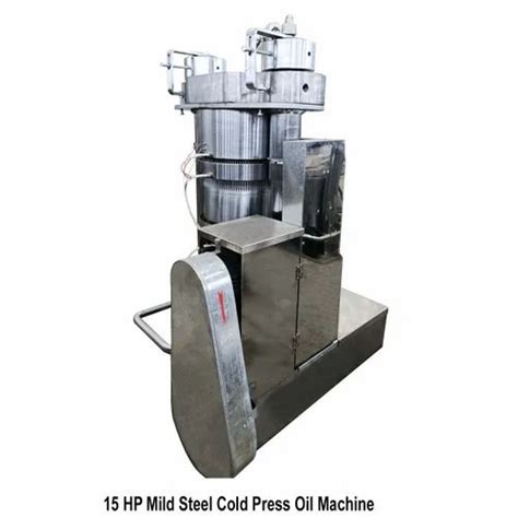 Bolt Hp Mild Steel Cold Press Oil Machine At In