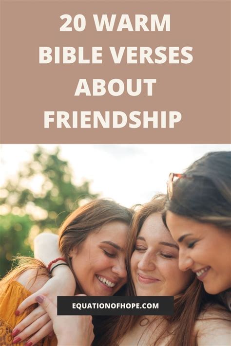 20 Warm Bible Verses About Friendship Artofit