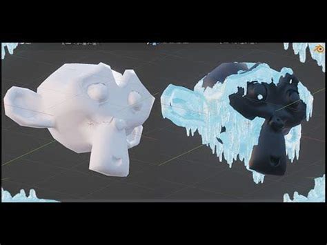 Blender Tutorial How To Create Procedural Ice Frozen Effect Generator