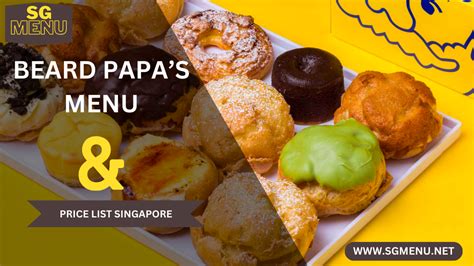 Bread Papa's Menu & Price List Singapore Updated 2024