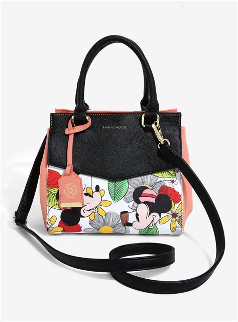 Disney Loungefly Crossbody Bag Minnie Flower Purse