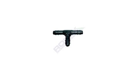 Conector Teu Furtun Conducta Mm Negru Set Buc