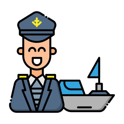 Captain Generic Outline Color icon