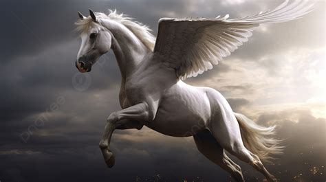 White Pegasus Wallpaper