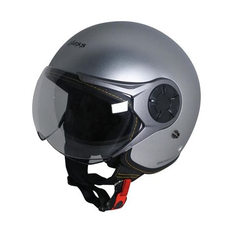 Promo Cargloss Yrm Hardcoat Visor Helm Half Face M Silver Diskon