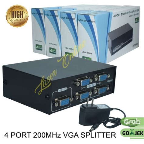 Promo Vga Spliter To Port Mhz Adaptor Vga Splitter Port