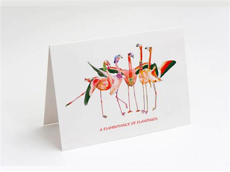 A Flamboyance Of Flamingos Sarah Gregory Designs