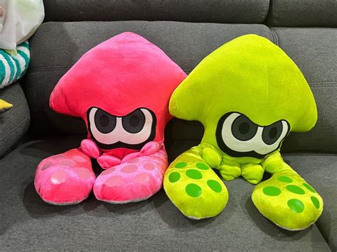 Club Mocchi Mocchi Nintendo Splatoon Plush — Neon Pink Inkling Squid