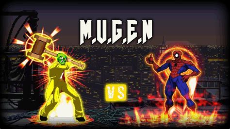 Kof Mugen The Mask Vs Fire Spiderman Youtube