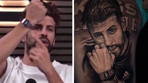 ¿obra De Arte Se Tatuó A Piqué Con El Reloj Y El Auto De La Canción De Shakira Y Se Hizo Viral