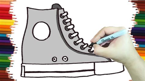 Entrega A Domicilio Confundir Adentro Zapatillas Converse Para Dibujar