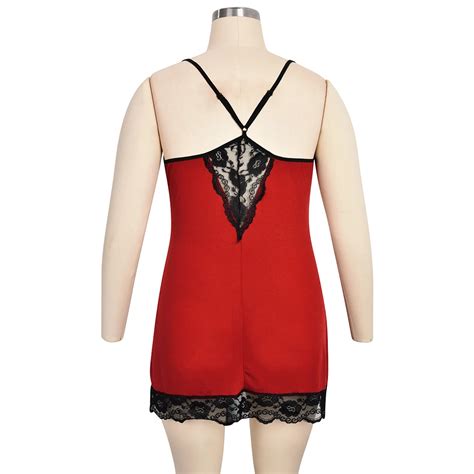 Women Sleepwear Night Dress Lingerie Baby Doll Nightwear Sexy Lace Nightdress Underwear