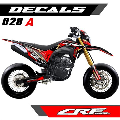 Jual Decal Sticker Crf L Dekal Stiker Fullbody Crf L Design