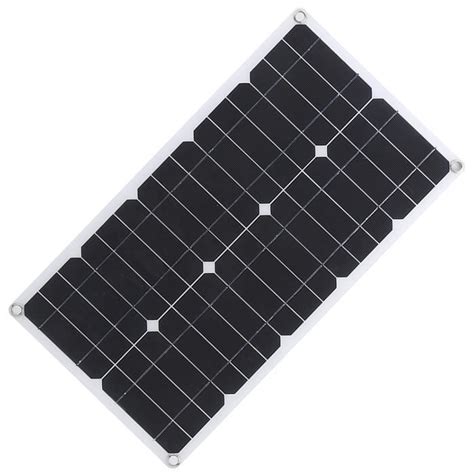 Zjchao Cellule Photovoltaïque Panneau Solaire Flexible 24w Double Port Usb Chargeur