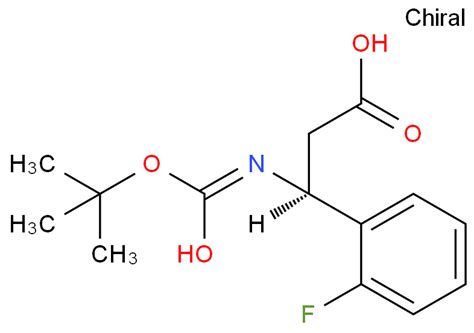 500770 71 8 Boc S 3 氨基 3 2 氟苯基 丙酸 Cas号500770 71 8分子式、结构式、msds、熔点、沸点