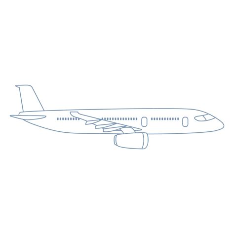 Airplane Outline Side