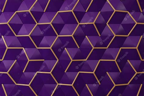 Purple Gold Pattern Background