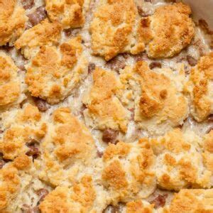 Whip Up A Delicious Keto Sausage Gravy And Biscuit Bake A Must Try