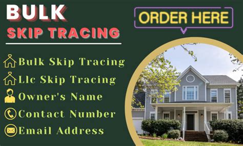 Do Real Estate Bulk Skip Tracing And Accurate Skip Tracing By Imranray