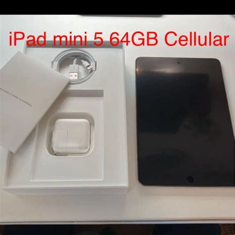 Ipad Mini 第5世代 64gb スペースグレイ Cellularモデル Simフリー Wi Fi Mini5｜paypayフリマ