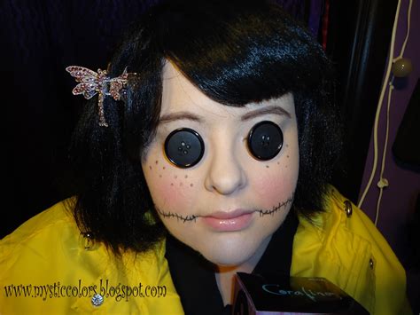 EYE-LUV MAKEUP: Coraline Halloween Look