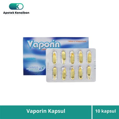 Jual Vaporin Kapsul Dekongestan Inhalasi Obat Pilek Pada Bayi