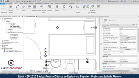 Revit Mep El Trica Aula Criando O Circuito De Ilumina O