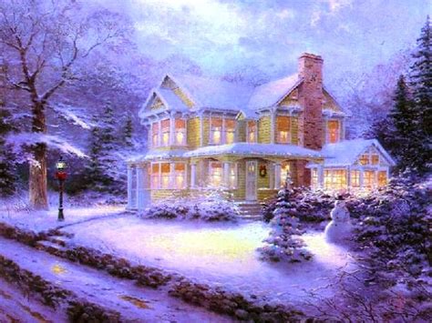 Victorian Christmas Scenes Wallpaper