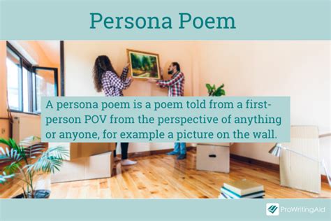 Short Persona Poem Examples