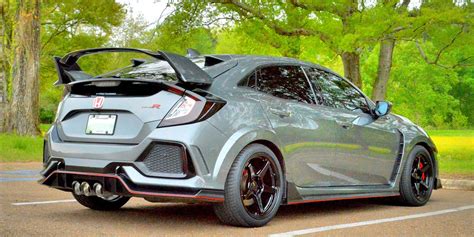 Honda Civic Type R Fk Grey Enkei Ts Wheel Front