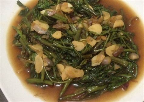 Resep Tumis Kangkung Saus Tiram Rasa Masakan Mama Oleh Ayunovita