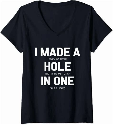 Hot Trending Kiraa Tee With I Made A Hole In One Golf Golfer Gift Happy Tshirt Walmart