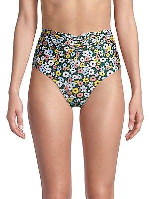 Agua By Agua Bendita Vaiven La Fania Bikini Bottom In High Waist