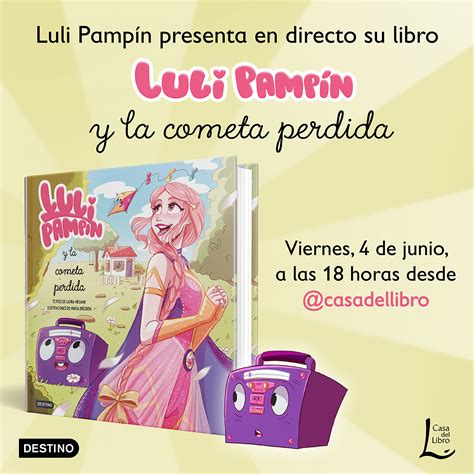 Casa del Libro on Twitter Mañana Luli Pampín presenta en directo su