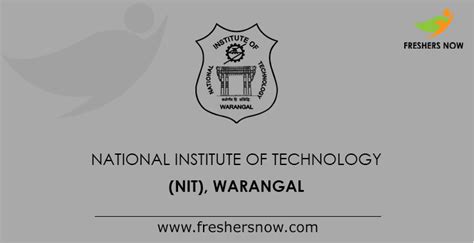 NIT Warangal - nitw.ac.in Courses, Admissions, Fee Structure