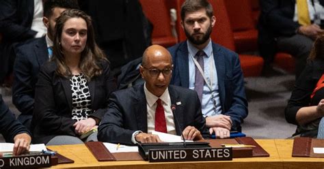 Us Vetoes Security Council Resolution Calling For Gaza Ceasefire Al