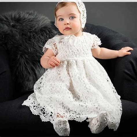 Baby Girl Dress Christening Gowns Newborn Baptism Dress for Girl Infant ...