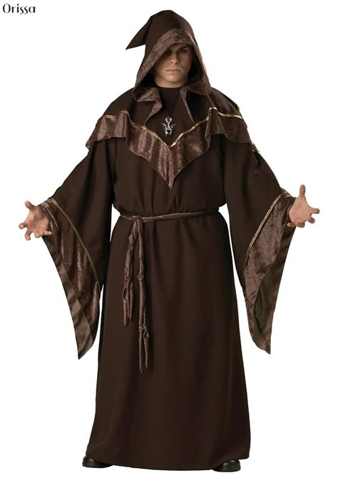 Vintage Medieval Renaissance Robe Monk Cowl Friar Clothing Priest ...