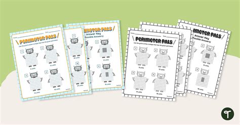 Draw The Perimeter Worksheet Teach Starter