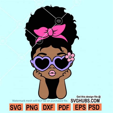 Cute Afro Girl Svg Afro Girl Peek A Boo Svg Peekaboo Girl Svg The