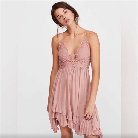 Free People Dresses Free People Adella Slip Dress In Rose Mauve