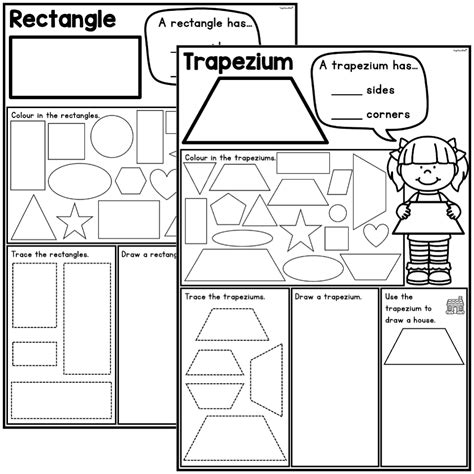 2d Shapes Attributes Worksheets Top Teacher Worksheets Library