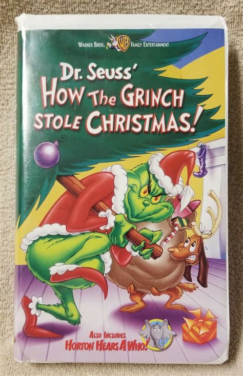 Dr Seuss HOW THE GRINCH STOLE CHRISTMAS W Horton Hears A Who VHS