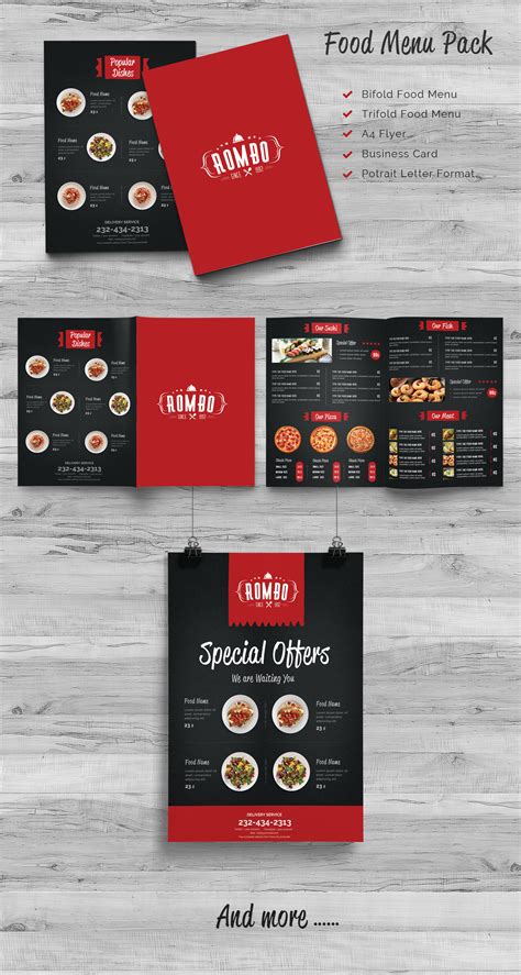 Psd Food Menu Pack Behance