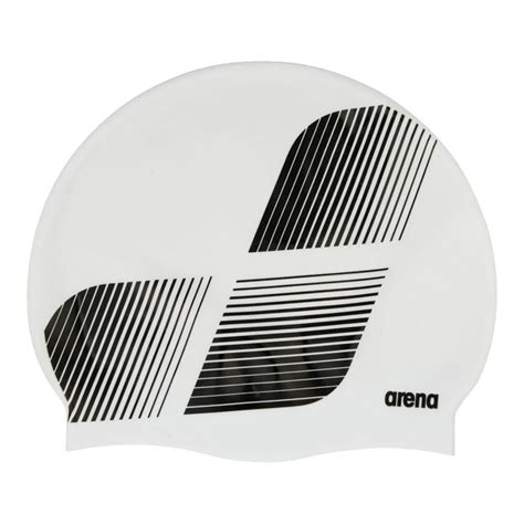 Шапка за плуване Arena Diamonds Silicone Cap, Бял/Черен - eMAG.bg