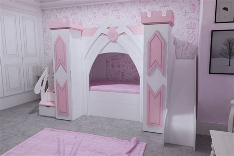 Princess Castle Bed Plans Only For Cnc Bed Woodworking Etsy