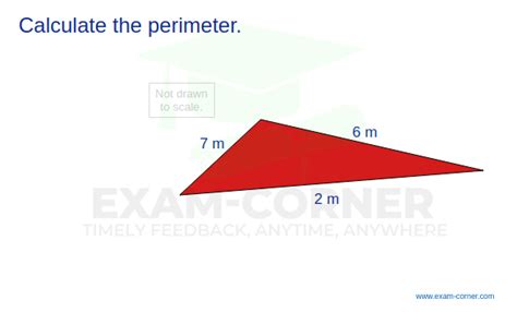Perimeter Triangles Exam Corner