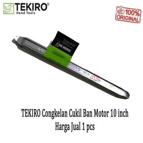 TEKIRO Congkelan Ban Motor 10 Alat Cukil Lepas Ban Roda Motor Rim