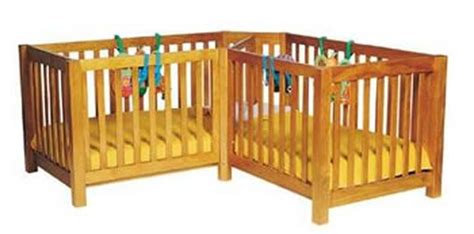 Amazing Double Cribs For Twins Twin Corner Cot L Shaped Crib For