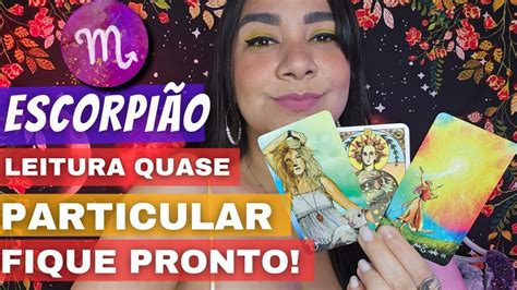 Escorpi O Tarot Fique Pronto Porque Vai Chegar Na Velocidade Da Luz